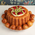 Torta Babà kiwi e fragole